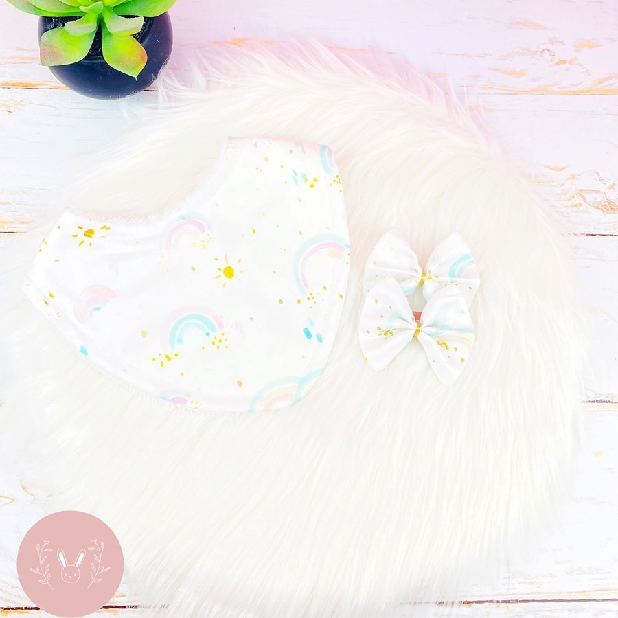 Bavoir bandana bio pour bébé Rêve en Coton Bavoir bandana bio pour bébé Rêve en Coton
