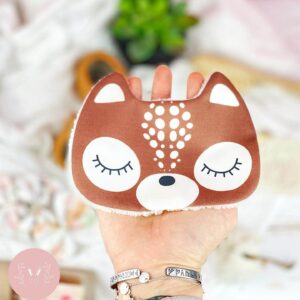 Lingettes lavables animaux mignons biche