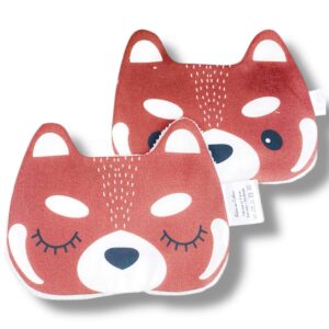 Lingettes lavables panda roux