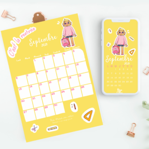 Calendrier Septembre 2021