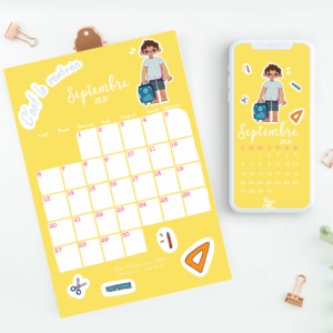 diy calendrier septembre 2021