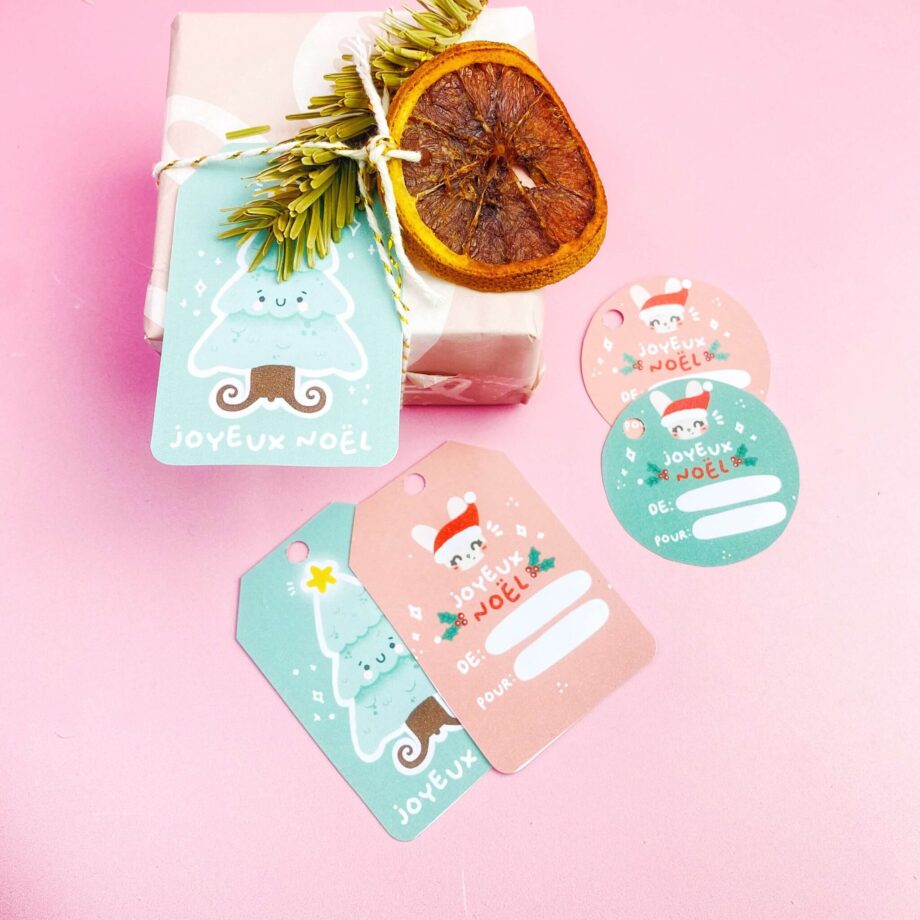 Diy étiquette de Noel