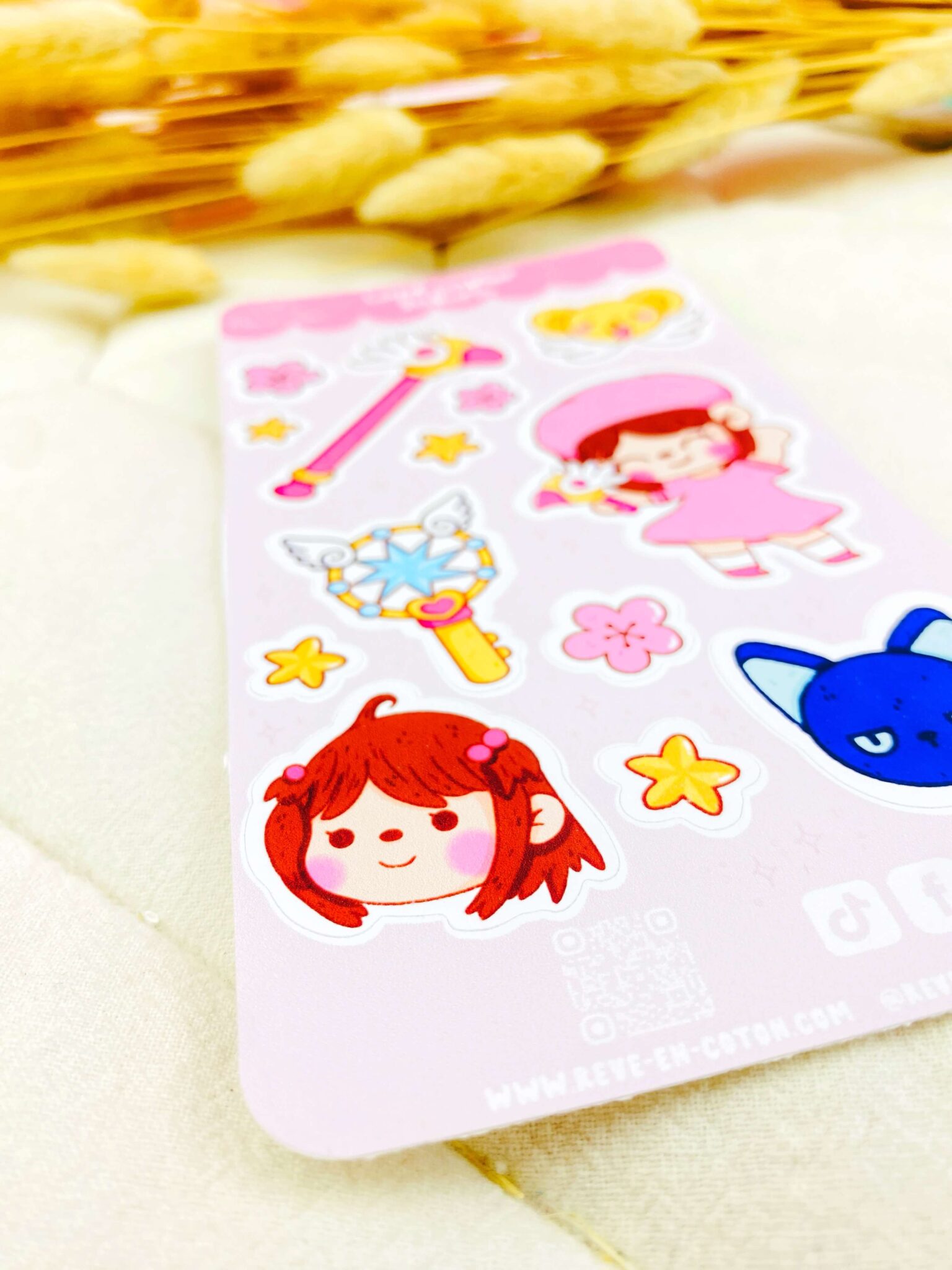 Stickersheet Sakura rêve en coton Stickersheet Sakura rêve en coton