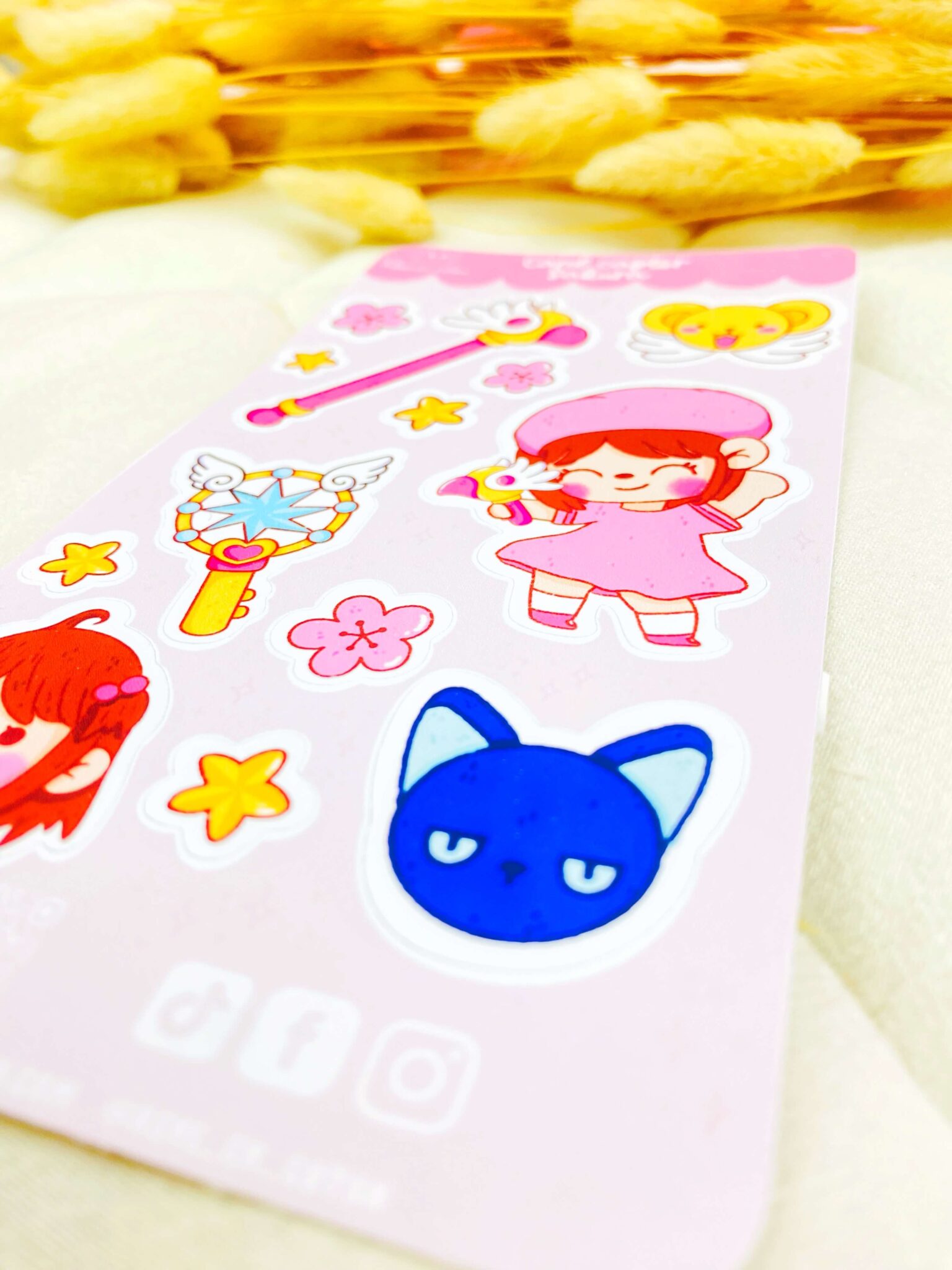 Stickersheet Sakura rêve en coton Stickersheet Sakura rêve en coton