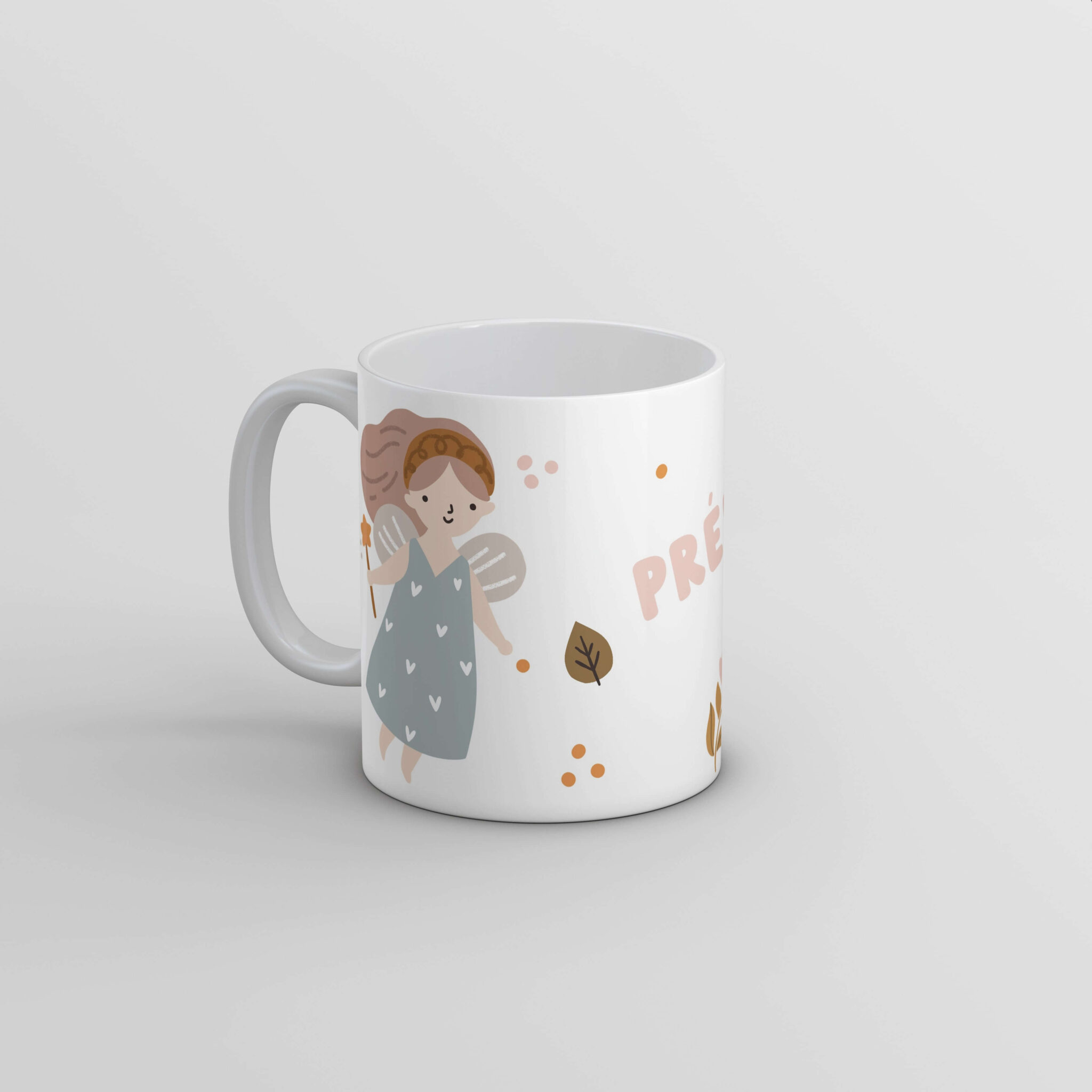 Tasse personnalisée prénom Fée - idée cadeau - rêve en coton Tasse personnalisée prénom Fée - idée cadeau - rêve en coton