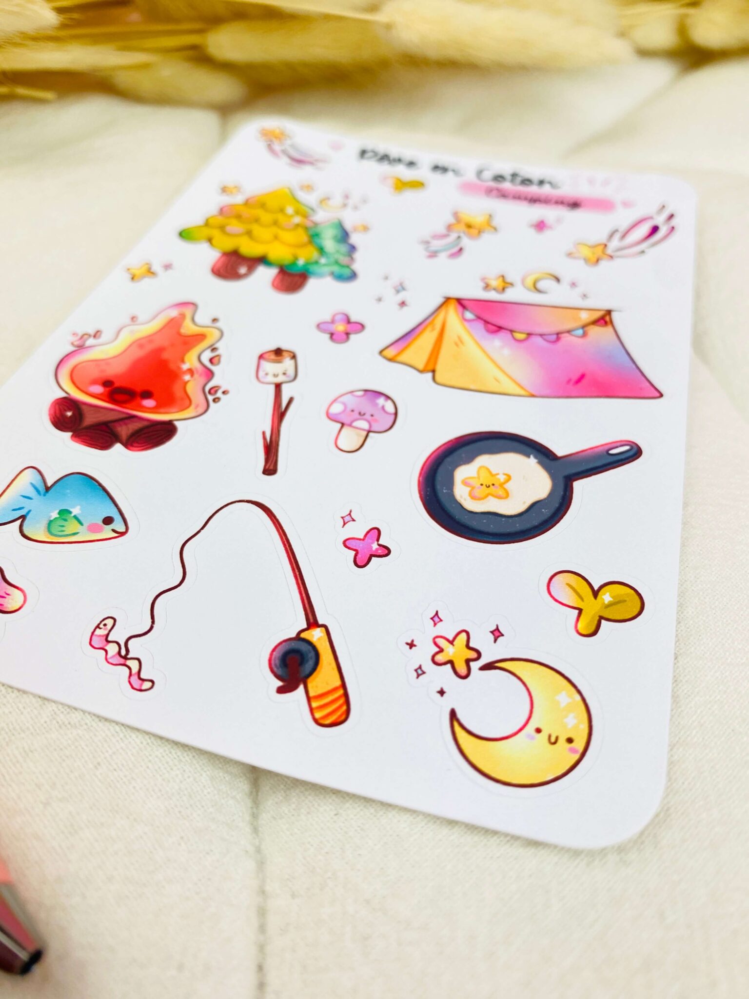 planner stickers camping bullet journal - Rêve en coton planner stickers camping bullet journal - Rêve en coton
