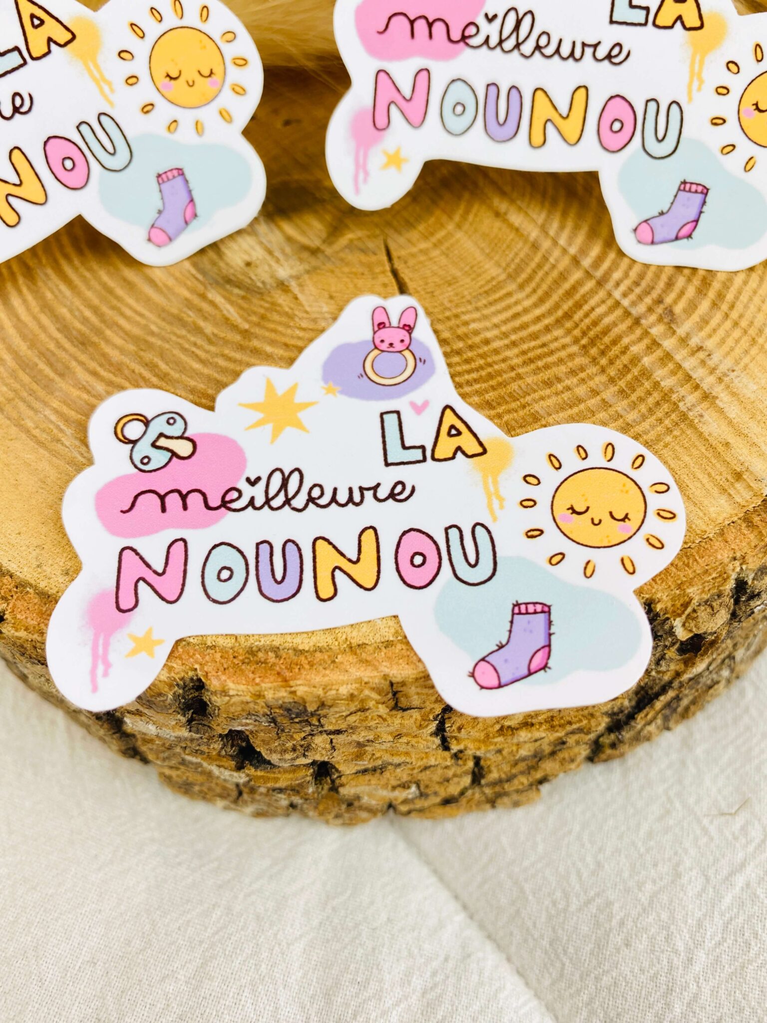la meilleure nounou, cadeau nounou Rêve en coton la meilleure nounou, cadeau nounou Rêve en coton