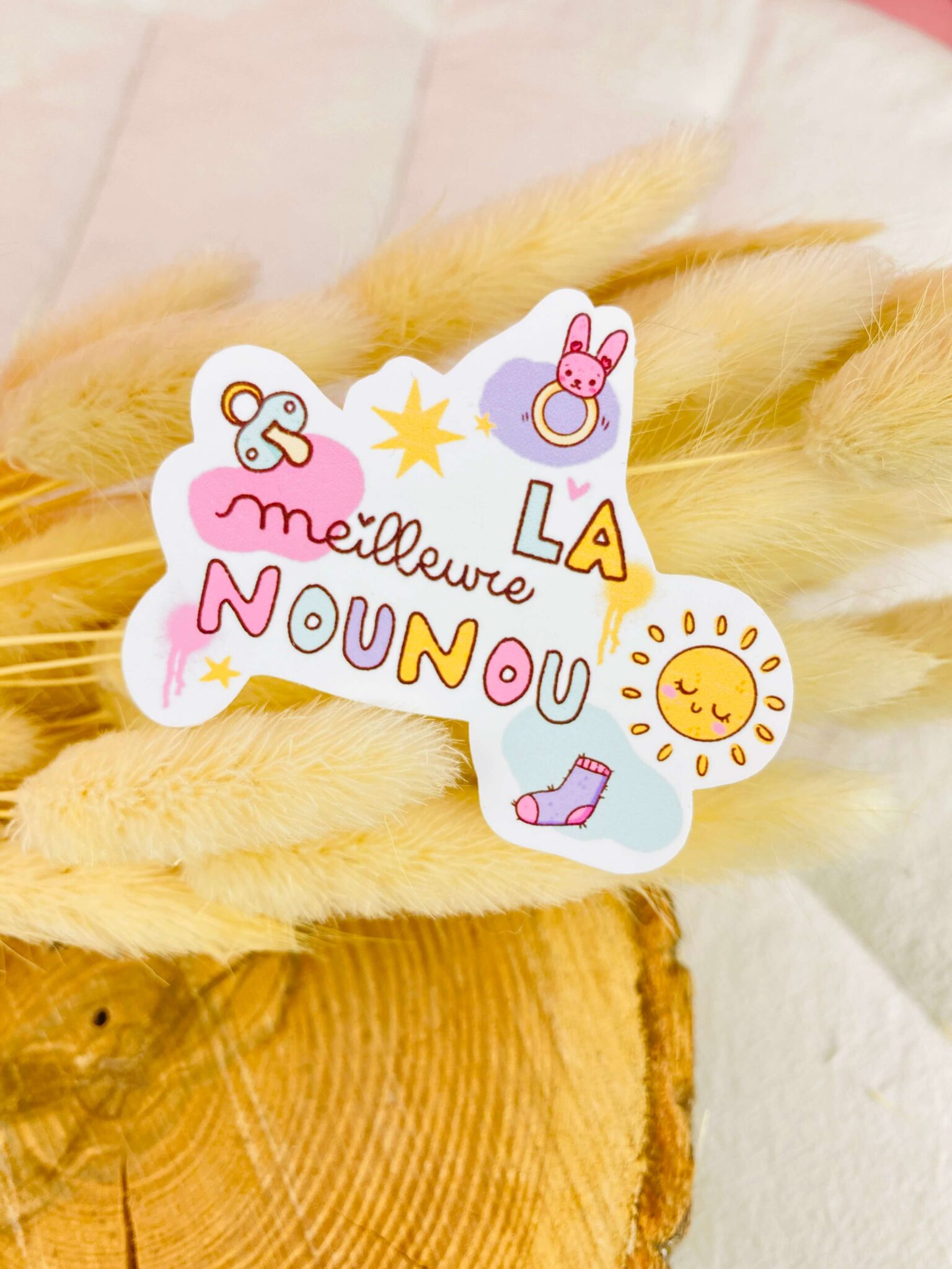 la meilleure nounou, cadeau nounou Rêve en coton la meilleure nounou, cadeau nounou Rêve en coton