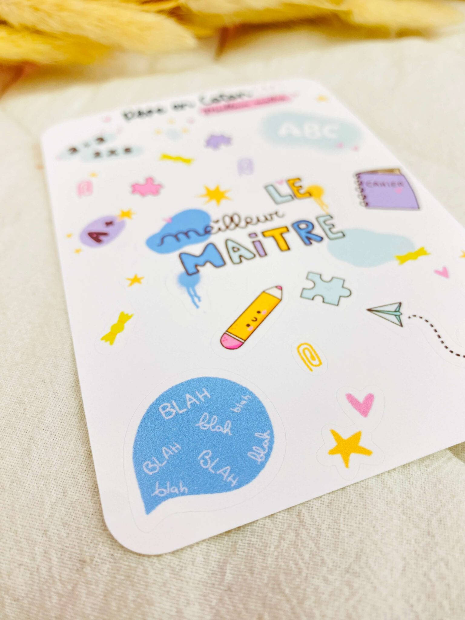 planner stickers Le meilleur Maitre - Rêve en coton planner stickers Le meilleur Maitre - Rêve en coton