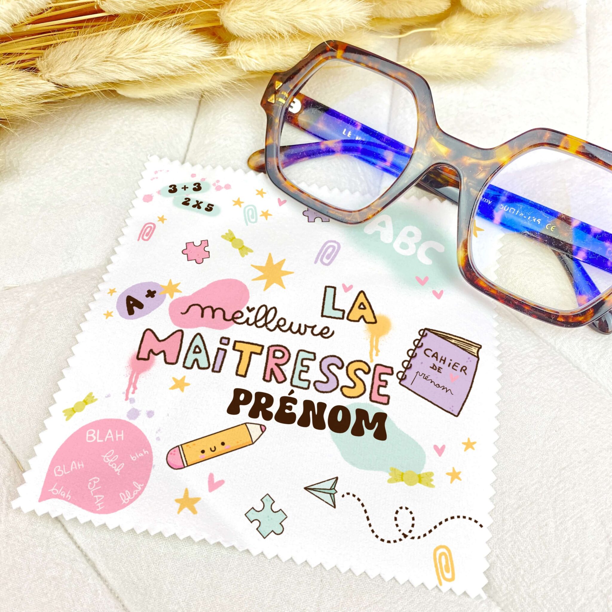 La meilleure Atsem essuie lunettes - Rêve en coton La meilleure Atsem essuie lunettes - Rêve en coton