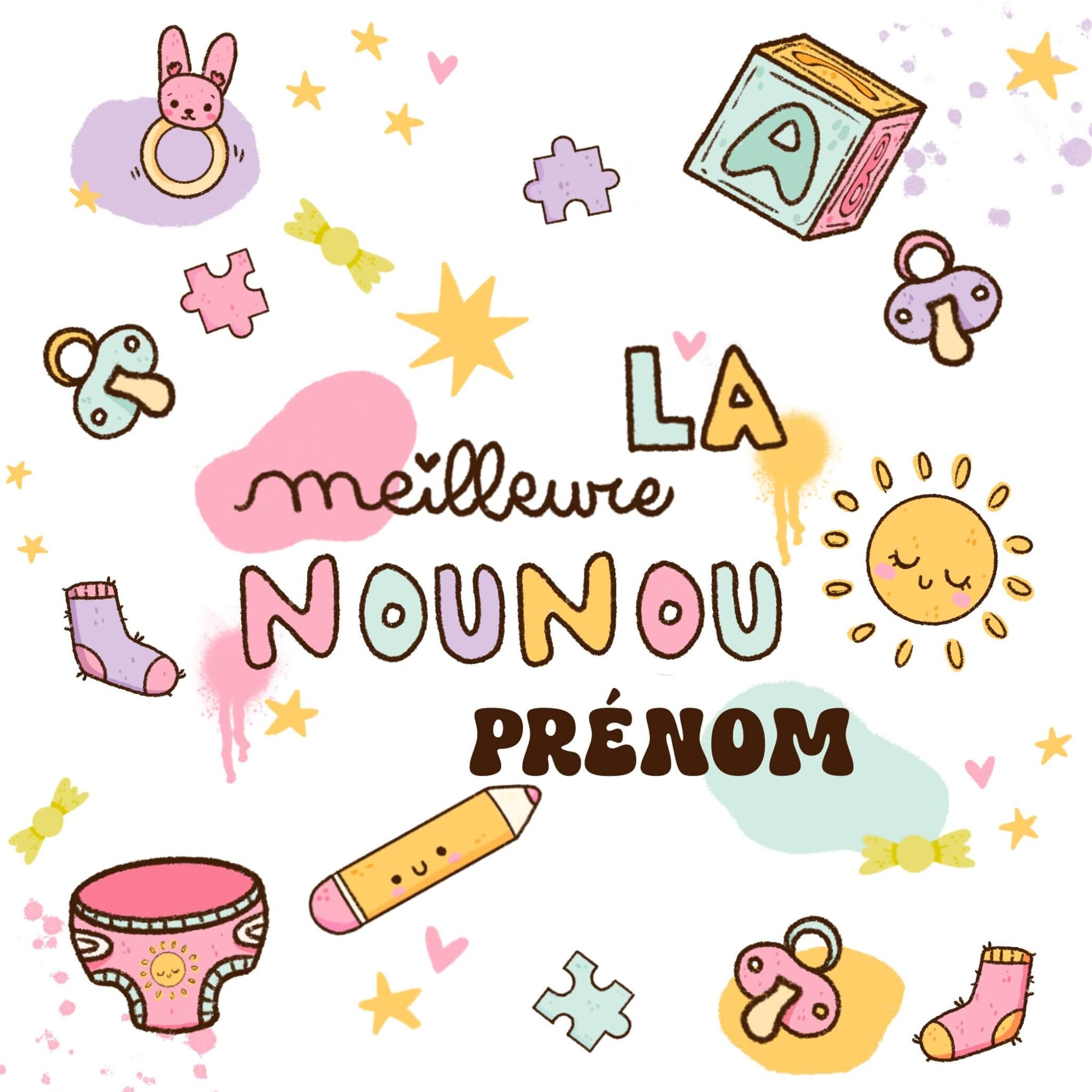 cadeau maitresse cadeau fin d'année rêve en coton La meilleure Nounou cadeau maitresse cadeau fin d'année rêve en coton La meilleure Nounou