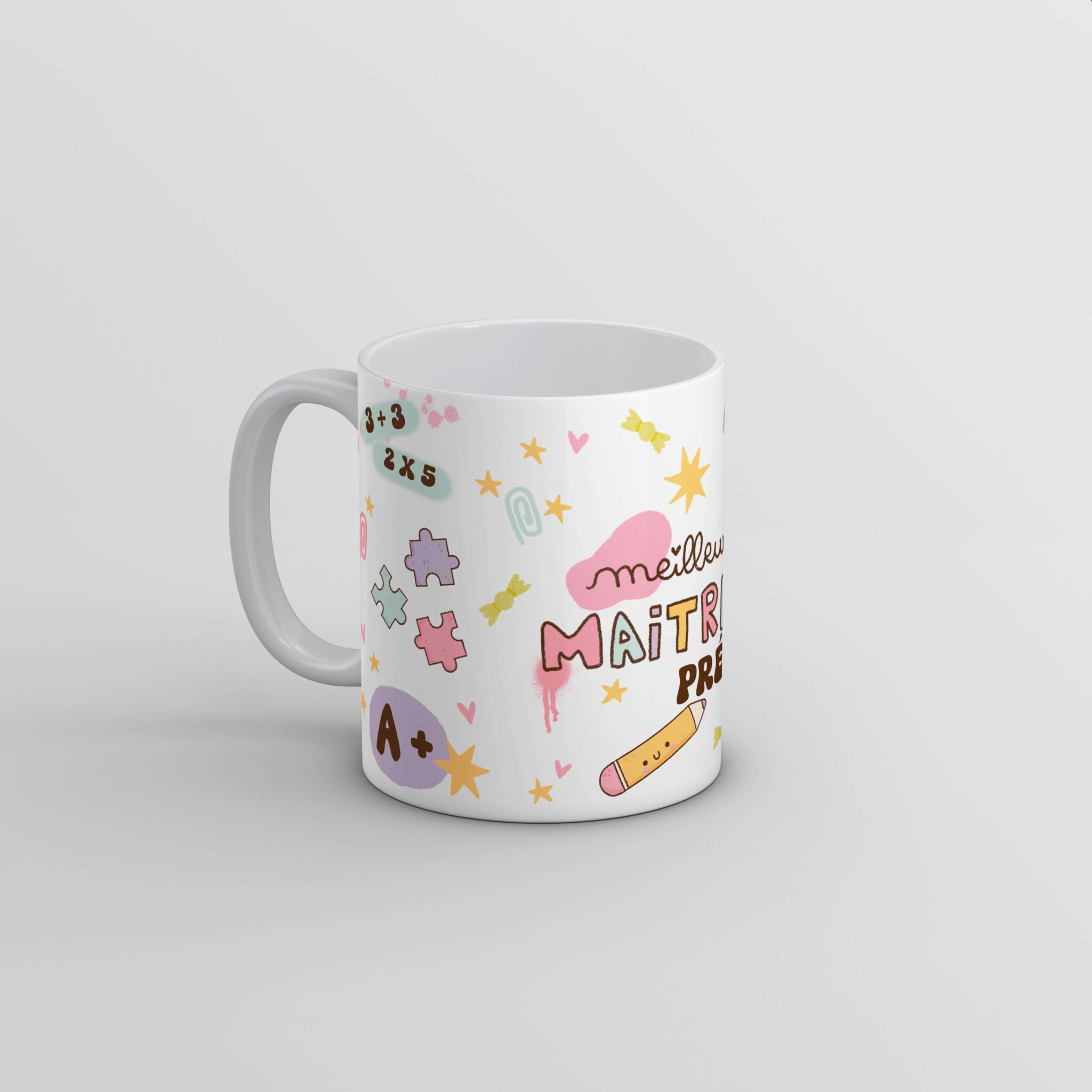 Tasse personnalisée rêve en coton La meilleure Maitresse cadeau fin d'année scolaire Tasse personnalisée rêve en coton La meilleure Maitresse cadeau fin d'année scolaire