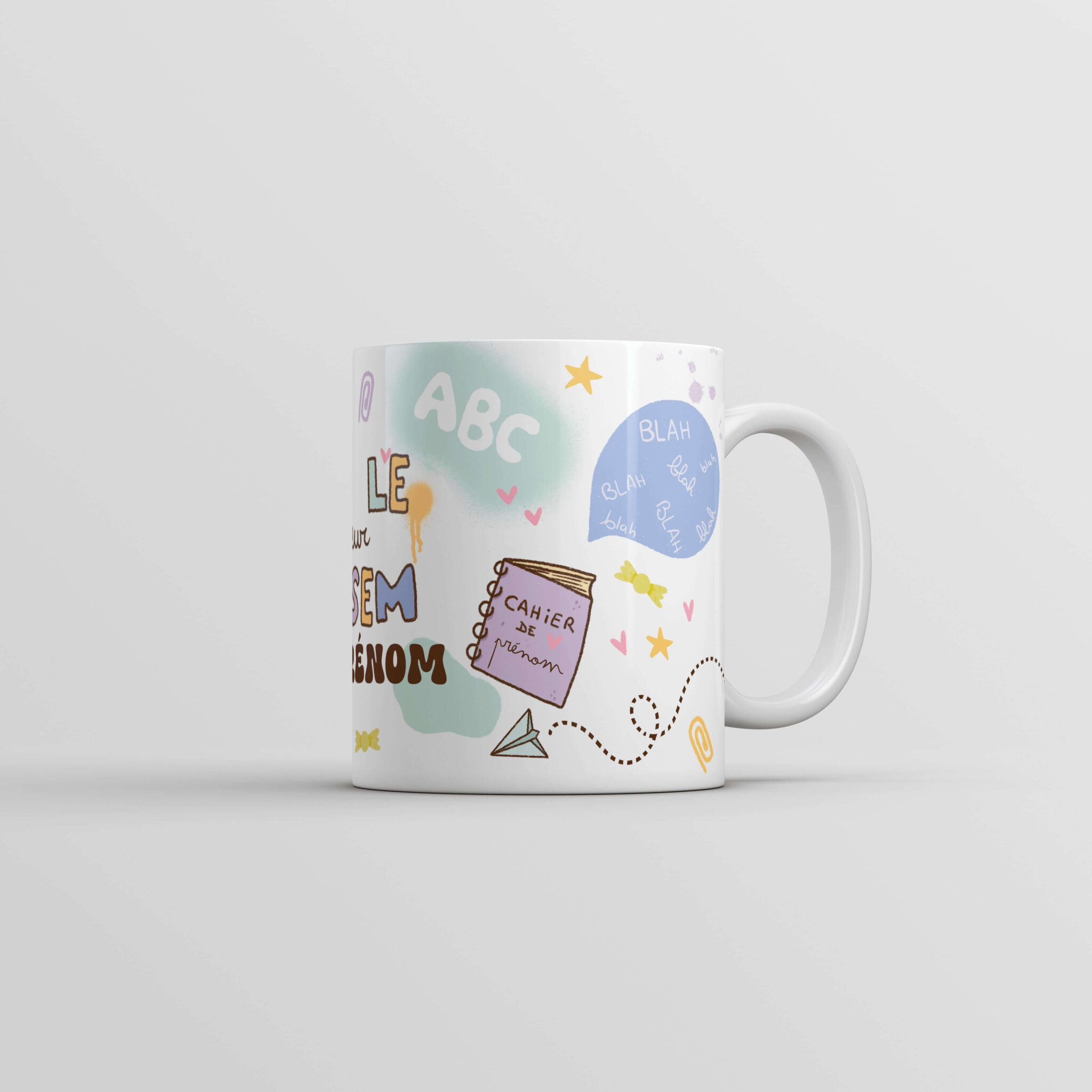 Tasse personnalisée rêve en coton Le meilleur ATSEM cadeau fin d'année scolaire Tasse personnalisée rêve en coton Le meilleur ATSEM cadeau fin d'année scolaire
