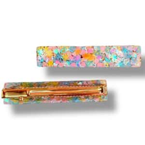 Barrette Plate - Mélange pastel - Rêve en coton