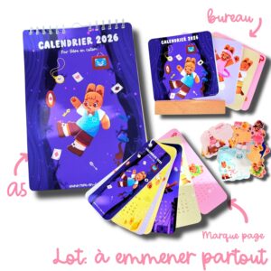 calendrier 2026 rêve en coton