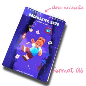 Calendrier 2026 rêve en coton
