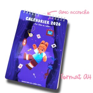 Calendrier 2026 rêve en coton