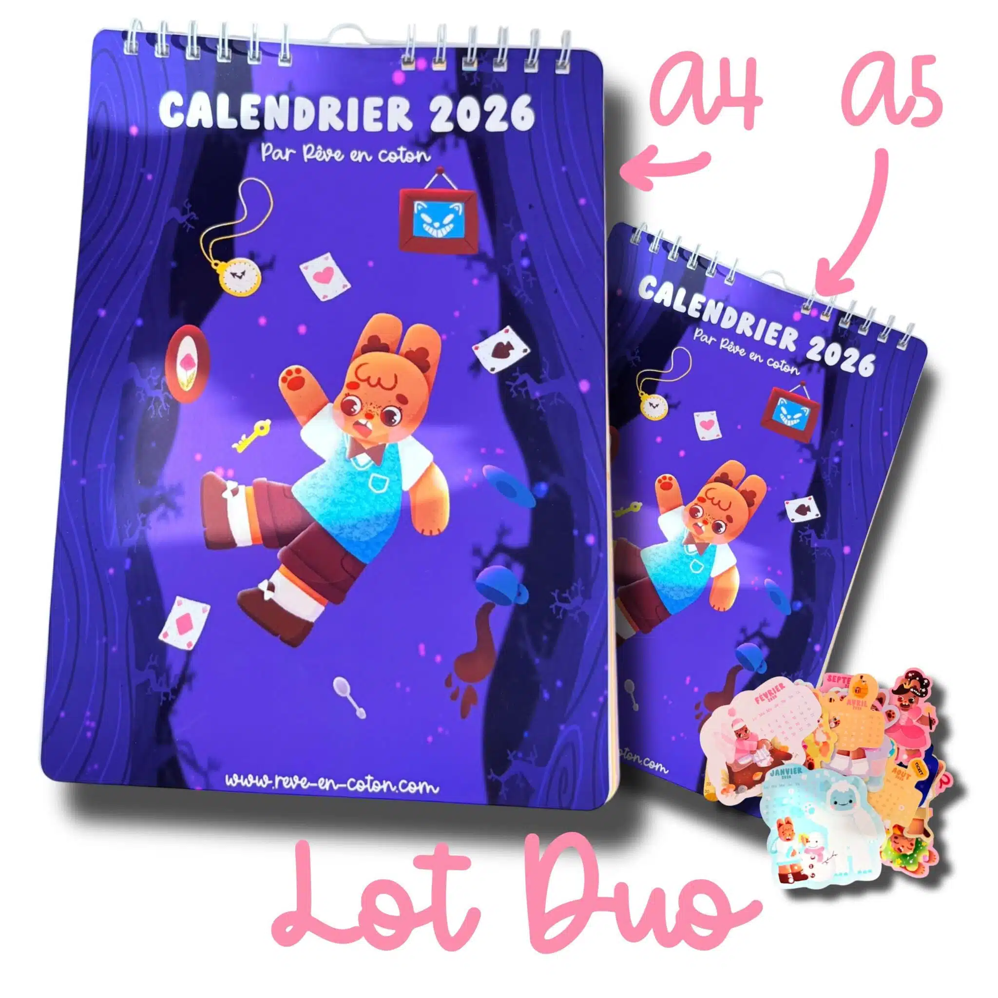 calendrier 2026 rêve en coton calendrier 2026 rêve en coton