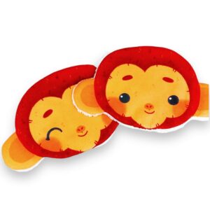 lingettes animaux singe rêve en coton