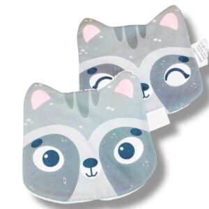lingettes lavables animaux mignons raton laveur - Rêve en coton
