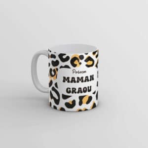 Tasse personnalisée Maman GRAOUUU - Rêve en coton