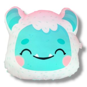 Coussin yéti à personnaliser