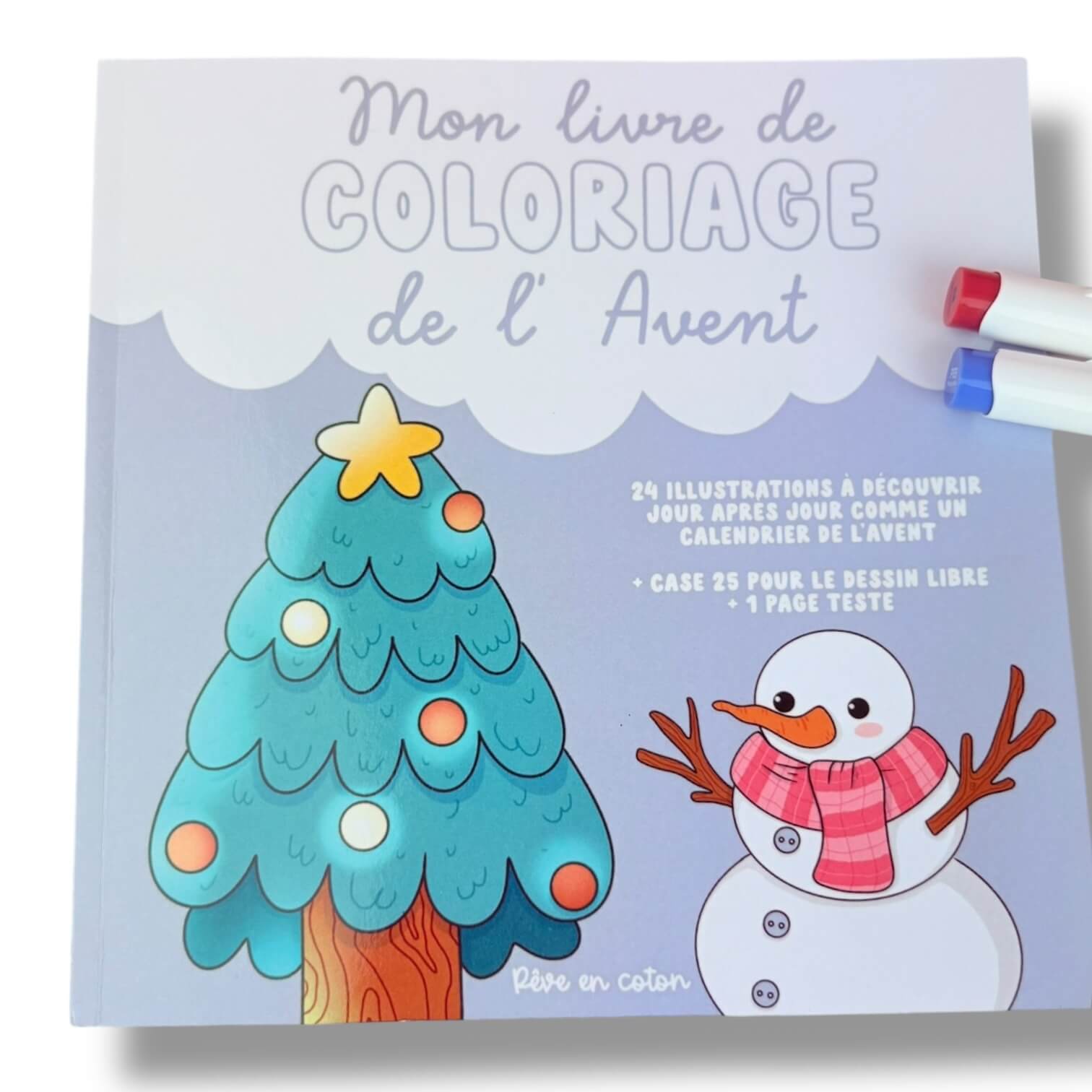 Livre de coloriage de l’Avent 2025 – 25 jours créatifs Livre de coloriage de l’Avent 2025 – 25 jours créatifs