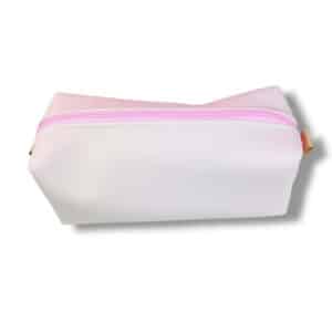trousse simili cuir rose claire - Rêve en coton