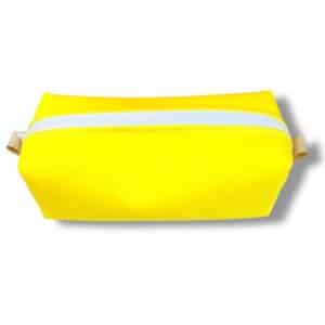 trousse simili cuir Jaune soleil - Rêve en coton