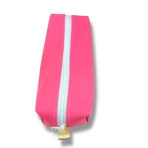 trousse simili cuir rose - Rêve en coton