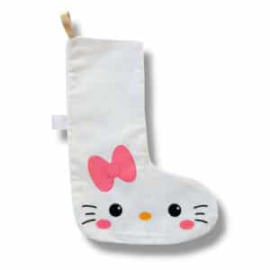 Chaussette de Noel Kitty - Rêve en Coton