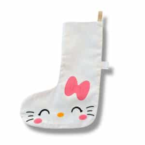 Chaussette de Noel Kitty - Rêve en Coton