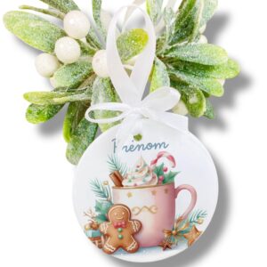Boule de Noel personnalisée - Rêve en coton