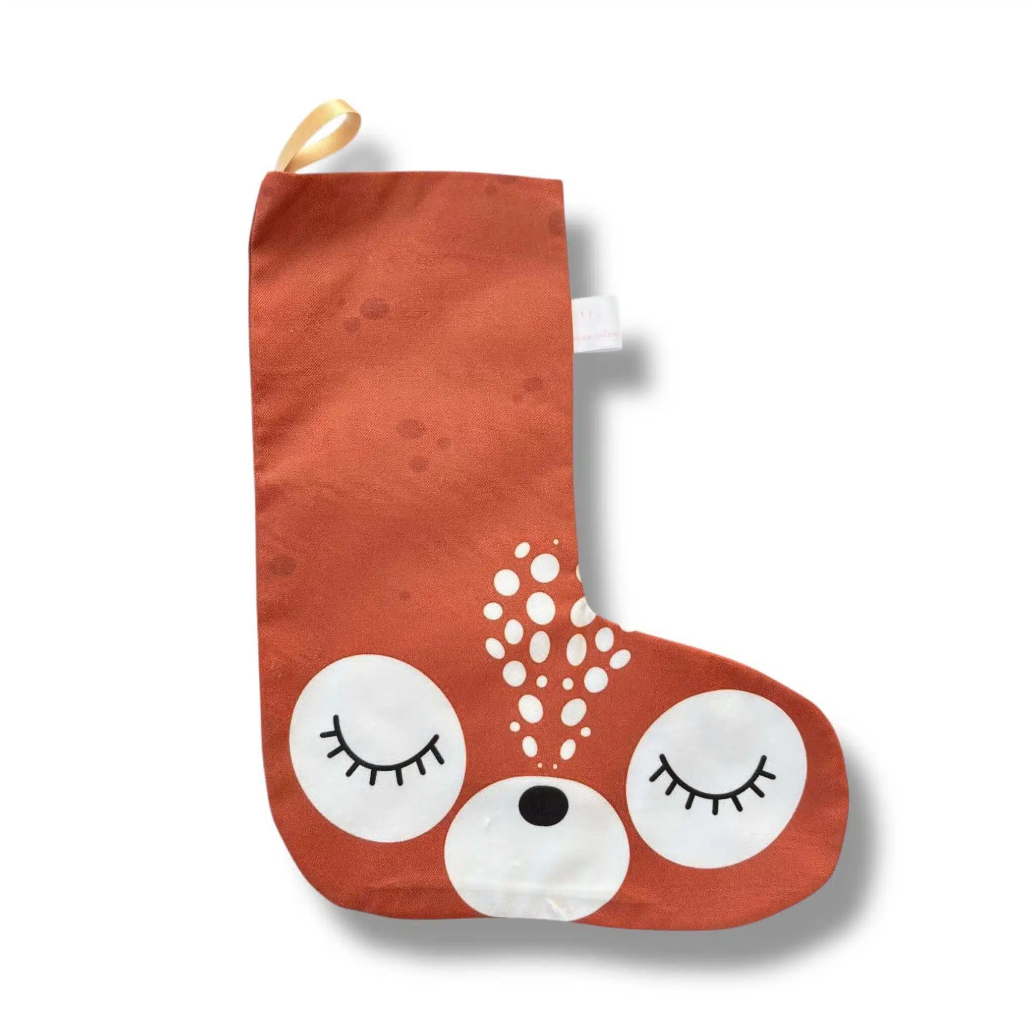 Chaussette de Noël - biche - Rêve en coton Chaussette de Noël - biche - Rêve en coton