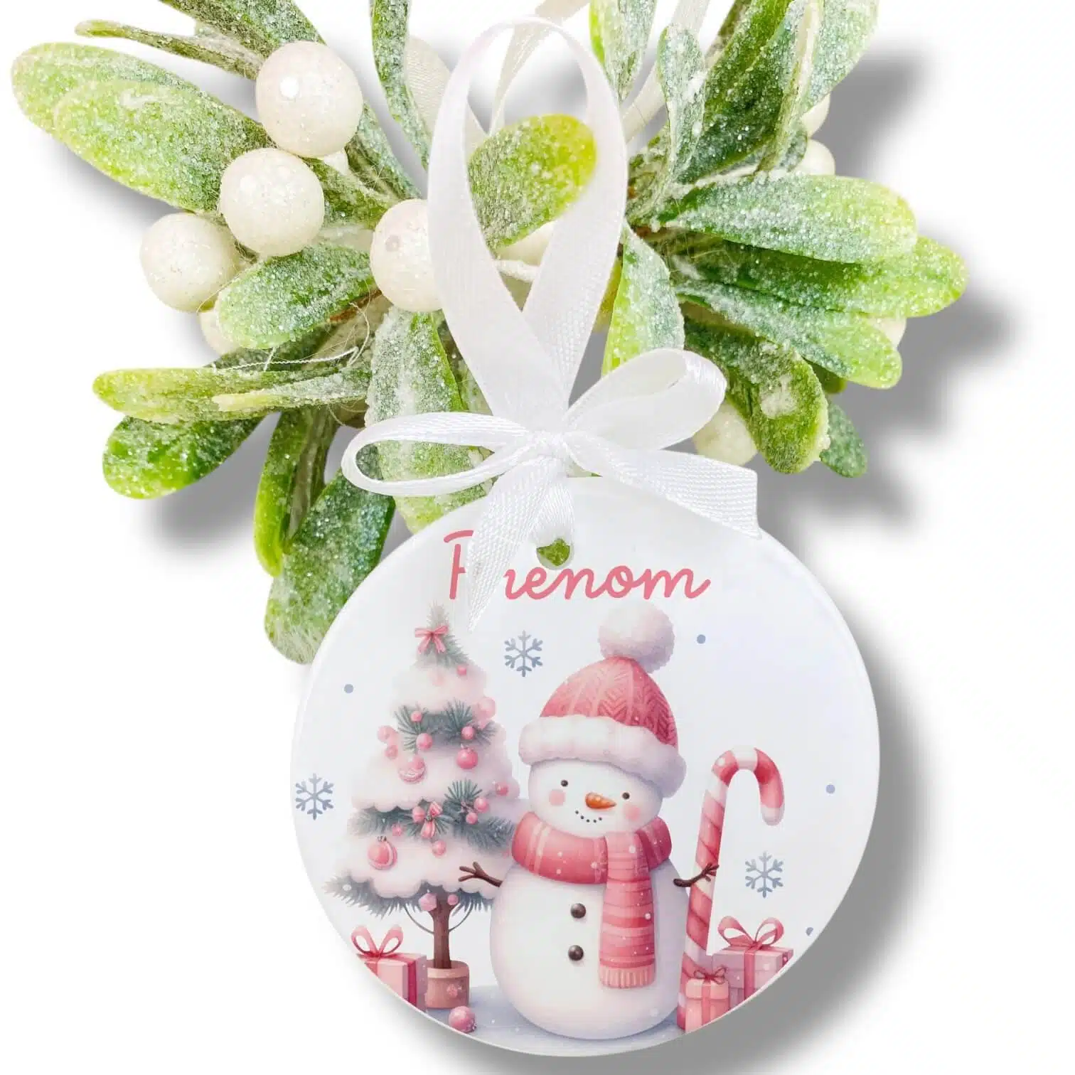 Boule de Noel personnalisée - Rêve en coton Boule de Noel personnalisée - Rêve en coton