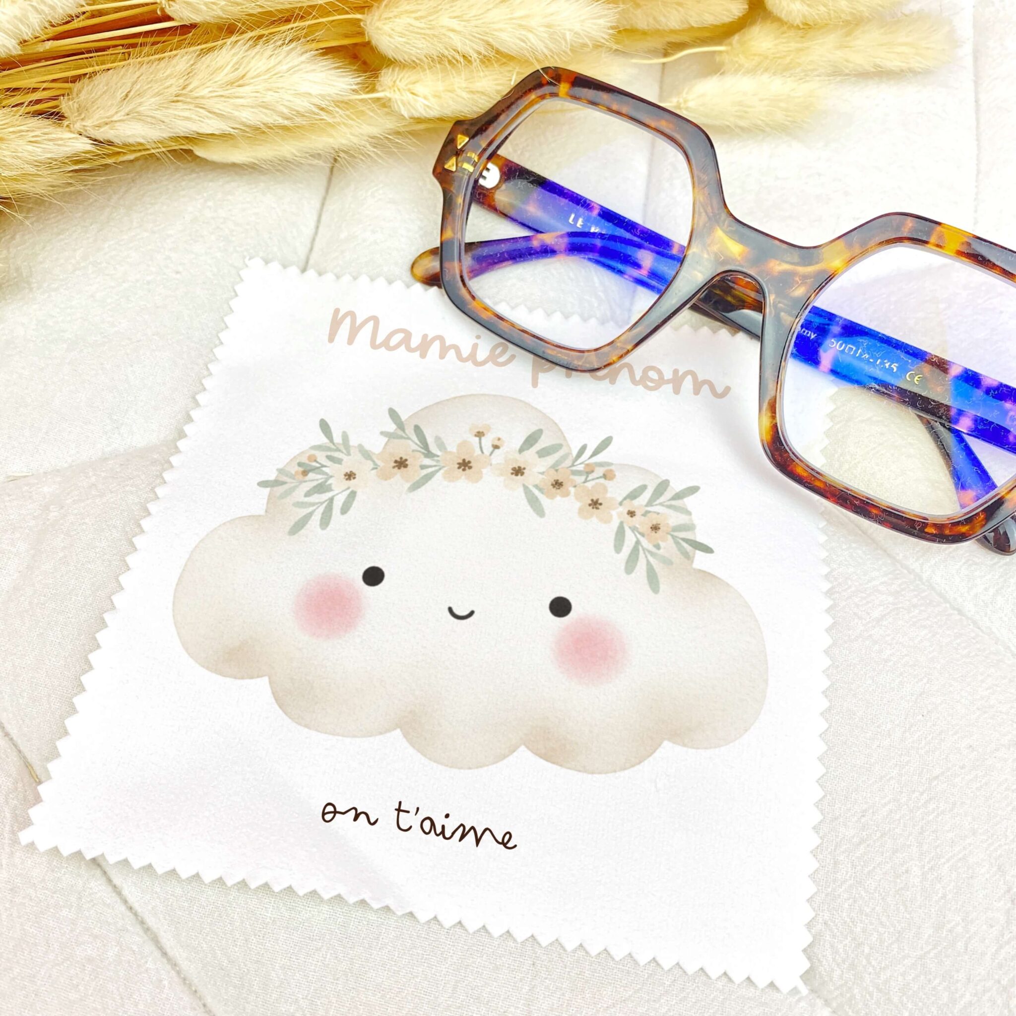 chiffonnette à lunette personnalisée - La meilleure Mamie chiffonnette à lunette personnalisée - La meilleure Mamie