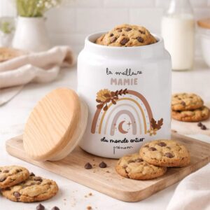 Pots à Cookies, cadeau fete des mamies, cadeaux mamies personnalisé, rêve en coton