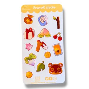 Stickersheet animal crocro rêve en coton